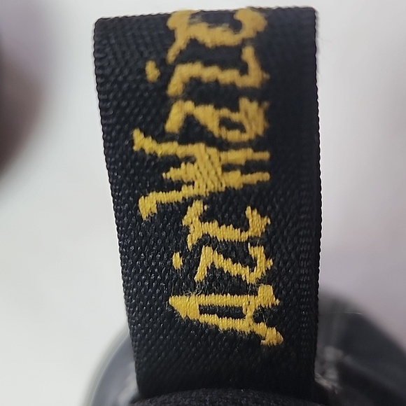 Dr. Martens Size 9 Alfie Black Canvas Combat Boots Shoes - Picture 3 of 10